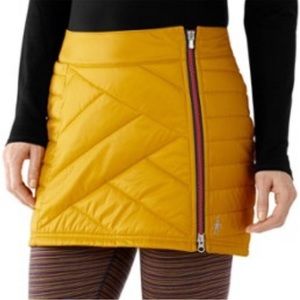 Smartwool insulated skirt.  SZ S. Yellow/gold